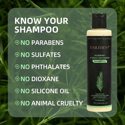 (🔥 Buy 1, Get the 2nd 50% OFF)🌱 TAILEDEN® Organic Rosemary Hair Growth Shampoo