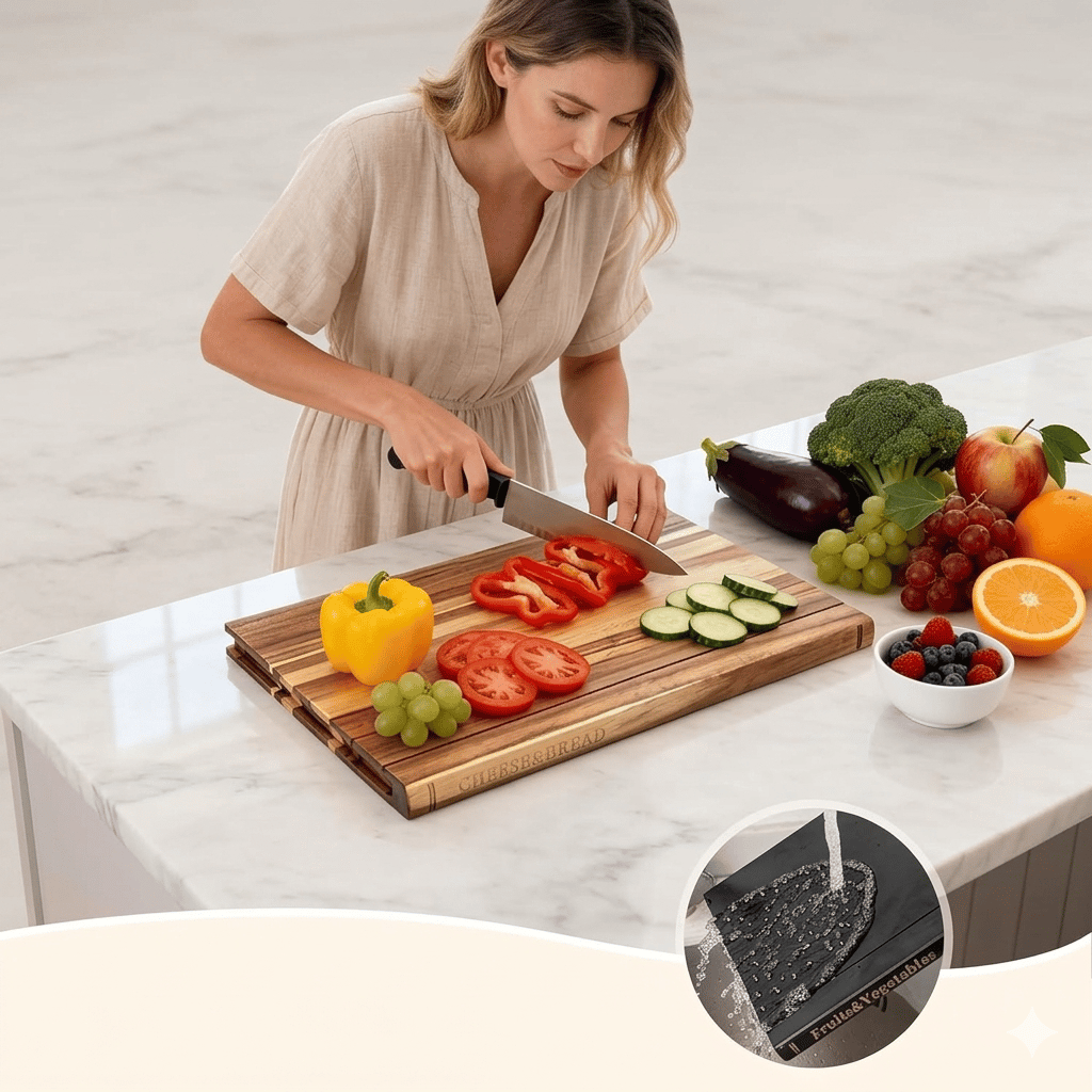 The Cutting Board Library- Set of 3 Decorative and Functional Cutting Boards