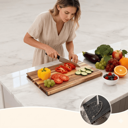 The Cutting Board Library- Set of 3 Decorative and Functional Cutting Boards
