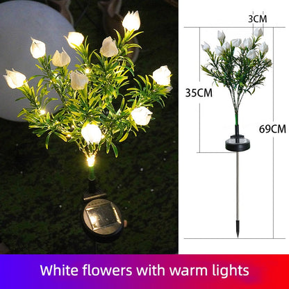 💐Spring Sale 40% Off💕Waterproof Solar Gardenia Flower Lights(2Pack)